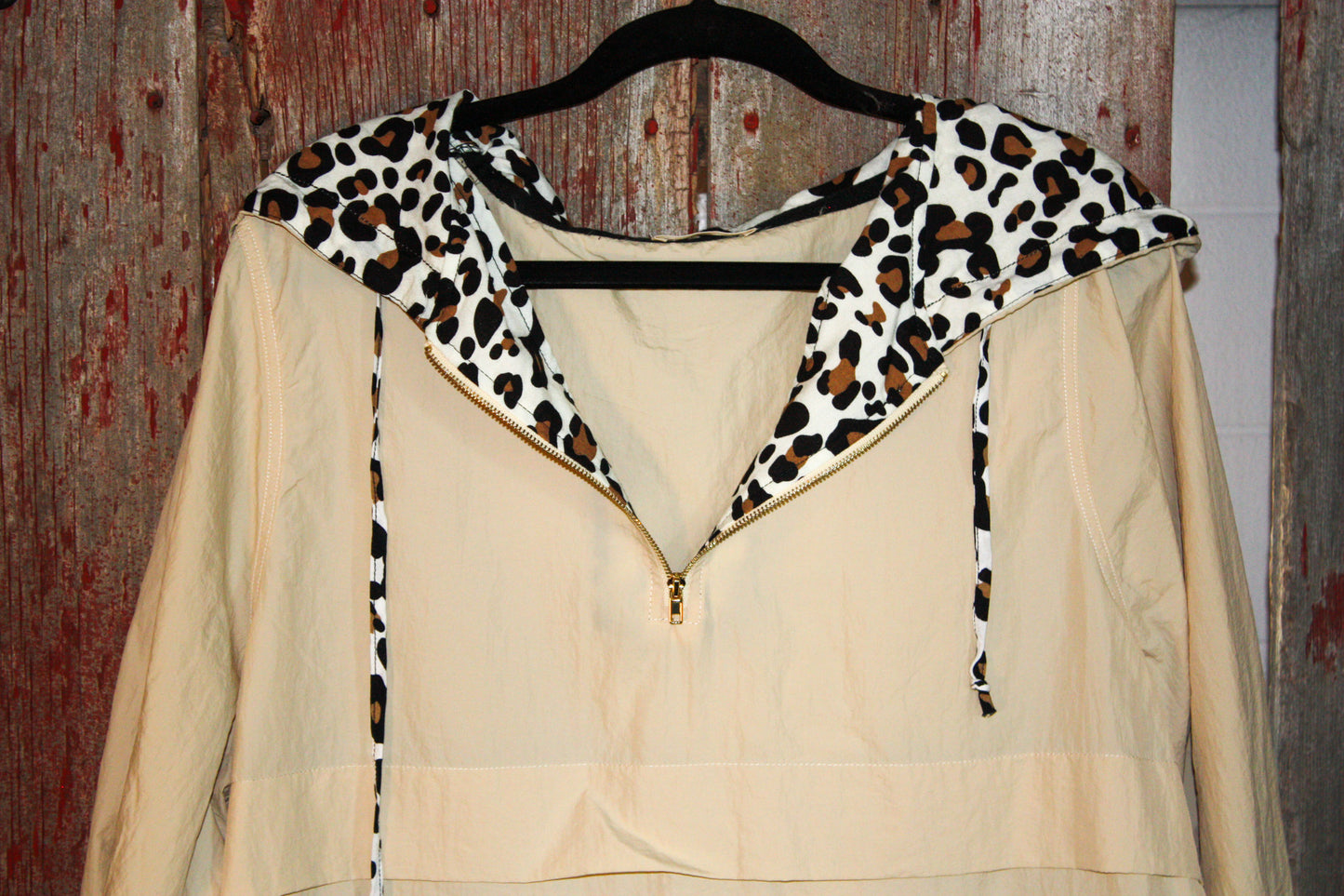 Leopard Print Windbreaker